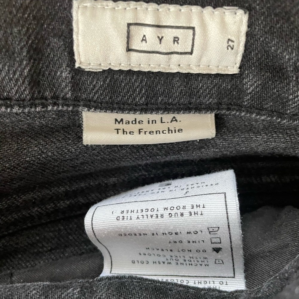 AYR The Frenchie Black Jeans - Picture 4 of 4